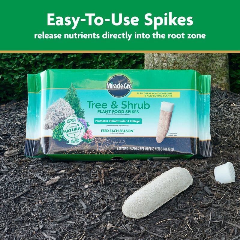 Miracle-Gro® Tree & Shrub Plant Food Spikes image number null